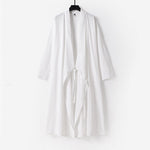 Buddha Stones 2Pcs Wudang Fall Solid Long Sleeve Men's Taoist Long Robe Sleeveless Vest Lace-up Kimono Ceremony Suit