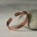 Buddha Stones Copper Open Butterfly Balance Self Care Adjustable Cuff Bracelet Bangle