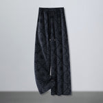 Buddha Stones Casual Floral Pattern Polyester Women's Wide Leg Pants With Pockets