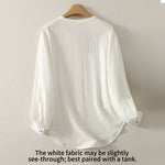 Buddha Stones Fall Crew Collar Long Sleeve Women's Polyester Shirt With Pockets