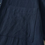 Buddha Stones Fall Crew Collar Long Sleeve Women's Polyester Shirt With Pockets
