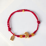 Buddha Stones Year Of The Horse Success Strength Braided String Adjustable Bracelet