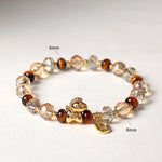 Buddha Stones Tiger Eye Ice Obsidian Pearl Year Of The Horse Lucky Fortune Prosperity Bracelet