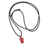 Buddha Stones Year Of The Horse Chinese Zodiac Engraved Design Cinnabar Blessing Rope Necklace Pendants
