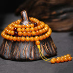 FREE Today: Meditation Tibetan Amber Round Bead Mala
