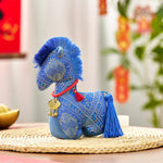 Buddha Stones Year Of The Horse Red String Embroidery Ingot Tassel Decoration