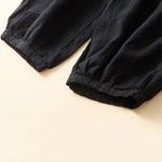 Buddha Stones Commute Women's Plain Harem Capri Pants With Pockets