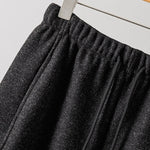 Buddha Stones Plain Cotton Lace-Up Design Thick Women's Pants With Pockets