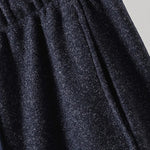 Buddha Stones Plain Cotton Lace-Up Design Thick Women's Pants With Pockets