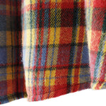 Buddha Stones Fall Winter Women's Plaid Pattern Cotton Skirt With Pockets