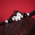 Buddha Stones 999 Sterling Silver Red Agate Year Of The Horse Prosperity String Bracelet