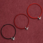 Buddha Stones 925 Sterling Silver Gourd Lucky Fortune Charm String Connection Bracelet