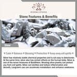 Buddha Stones 925 Sterling Silver Gourd Lucky Fortune Charm String Connection Bracelet
