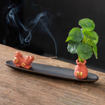 Buddha Stones Pixiu Wealth Home Decoration Incense Burner