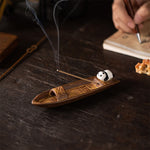 Buddha Stones Panda Home Decoration Incense Burner