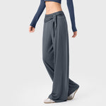Buddha Stones Casual Lace-up Breathable Sports Women's Wide Leg Pants