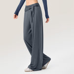 Buddha Stones Casual Lace-up Breathable Sports Women's Wide Leg Pants