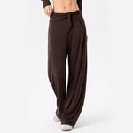 Buddha Stones Casual Lace-up Breathable Sports Women's Wide Leg Pants
