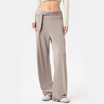 Buddha Stones Casual Lace-up Breathable Sports Women's Wide Leg Pants