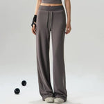 Buddha Stones Casual Drawstring Yoga Sports Gym Elastic Waist Women's Wide Leg Pants