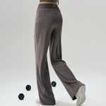 Buddha Stones Casual Drawstring Yoga Sports Gym Elastic Waist Women's Wide Leg Pants