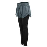 Buddha Stones 2 In 1 Sports Tights Outdoor Fitness Women's Leggings Yoga Pants
