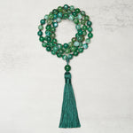 Buddha Stones Bead Malachite Tassel Protection Bracelet