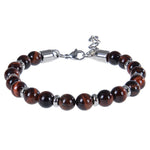 Buddha Stones Tiger Eye Various Natural Stone Beads Protection Bracelet