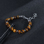 Buddha Stones Tiger Eye Various Natural Stone Beads Protection Bracelet