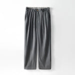 Buddha Stones Fall Solid Drawstring Zipper Men's Linen Wide Leg Pants With Pockets