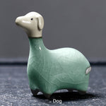 Buddha Stones Chinese Zodiac Ceramic Tea Pet Home Decoration