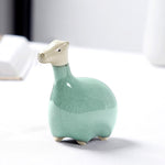 Buddha Stones Chinese Zodiac Ceramic Tea Pet Home Decoration