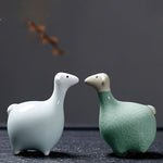 Buddha Stones Chinese Zodiac Ceramic Tea Pet Home Decoration