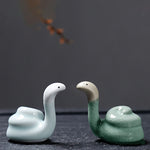 Buddha Stones Chinese Zodiac Ceramic Tea Pet Home Decoration