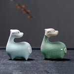 Buddha Stones Chinese Zodiac Ceramic Tea Pet Home Decoration