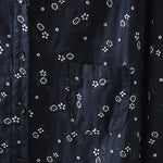 Buddha Stones Fall Small Floral Pattern Buttons Down Design Long Sleeve Women's Cotton Shirt