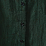 Buddha Stones Fall Small Floral Pattern Buttons Down Design Long Sleeve Women's Cotton Shirt
