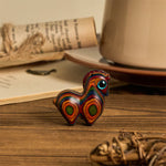 Buddha Stones Year Of The Horse Carved Tang Horse Rainbow Eucalyptus Creativity Desk Decoration