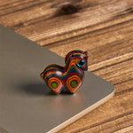 Buddha Stones Year Of The Horse Carved Tang Horse Rainbow Eucalyptus Creativity Desk Decoration