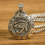 FREE Today: Protection and Courage Titanium Steel Evil Eye Necklace Pendants