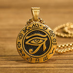 FREE Today: Protection and Courage Titanium Steel Evil Eye Necklace Pendants