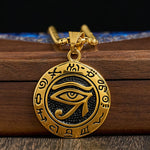 FREE Today: Protection and Courage Titanium Steel Evil Eye Necklace Pendants