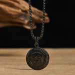 FREE Today: Protection and Courage Titanium Steel Evil Eye Necklace Pendants