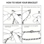 FREE Today: Luck Strength Colorful Rope Coin Bead Extra Thin Braided Bracelet