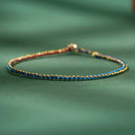 FREE Today: Luck Strength Colorful Rope Coin Bead Extra Thin Braided Bracelet