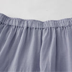 Buddha Stones Embroidery Hollow Design A-line Drawstring High Waist Women's Skirt With Pockets