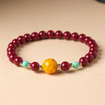 Buddha Stones Cinnabar Turquoise Keep Away Evil Spirits Bracelet