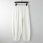 Buddha Stones Summer Solid Color Drawstring Ankle-Length Men's Harem Pants With Pockets