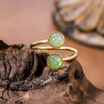 Buddha Stones Titanium Steel Balance Calm Ring