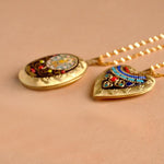 Buddha Stones Copper Kwan Yin Avalokitesvara Zakiram Wealth Pendant Necklace